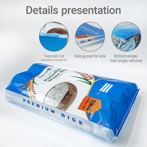 Sac tissé BOPP <span class=keywords><strong>de</strong></span> 25 kg en gros d'usine, impression hélio, logo personnalisé, résistant à l'humidité, pour aliments/<span class=keywords><strong>riz</strong></span>/céréales agricoles sur mesure - Product Image 4