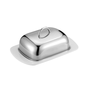 Designer élégant Beurrier en acier inoxydable Nouveau style Hôtel Restaurant Dessert Ustensiles de cuisine d'occasion de qualité supérieure - Product Image 6