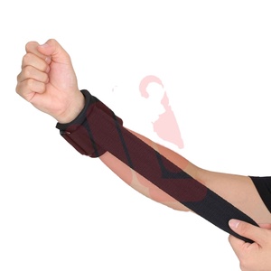 Sangles de poignet en néoprène de haute qualité OEM pour l'haltérophilie Logo personnalisé Équipement de levage de gymnastique Matériau en coton résistant - Product Image 1