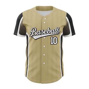 Maillot de baseball personnalisé 2026 avec logo, vente en gros, pour femmes et hommes, col en V, polyester, vêtements de sport, fermeture à boutons avec technique de sublimation - Product Image 1