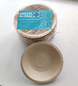 Assiette à soupe en céramique durable et ronde de 7 pouces de meilleure qualité, jetable et biodégradable pour la maison et le restaurant - Product Image 2