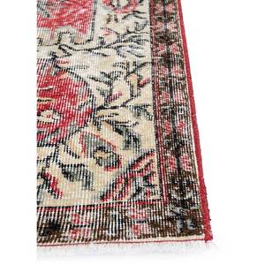 Tapis en laine noués à la main de grande taille, style vintage, motif médaillon rouge et orange, pour salon ou couloir - Pae-2334 - Product Image 4