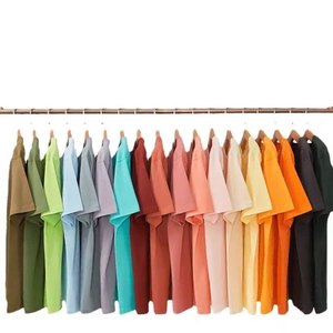 High Quality Cotton Casual Tee Blank Tshirts OEM <b>Men</b> Plain <b>T</b>-<b>shirt</b> Custom Printing <b>Heavyweight</b> Oversized Tshirt <b>T</b>-<b>shirt</b> for <b>men</b> - Product Image 1