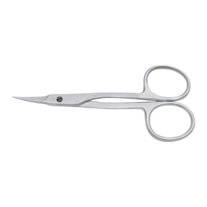 Ciseaux de manucure à tête incurvée à pointe fine outil de maquillage des sourcils et des cils - Product Image 6