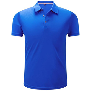 Summer New Men's Casual for Shirt 100% Cotton Terry Fabric Fashion Sports Print Short-Sleeved Lapel T-Shirt Top Custom Button - Product Image 3