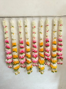 พวงดอกไม้ผ้าสีชมพูสีเหลืองตกแต่งบ้านและงานแต่งที่เป็นมิตรกับสิ่งแวดล้อมฉากหลังของงานปาร์ตี้ปาร์ตี้งานขึ้นบ้านใหม่ - Product Image 2