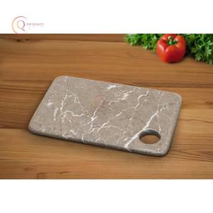Nouvelle planche à découper de cuisine en marbre naturel avec bloc de coupe décoratif d'ombre poussiéreuse de qualité fantastique pour la maison et la cuisine - Product Image 5