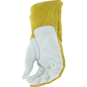 Nouveau 2025 vente en gros de gants de soudage en cuir de chèvre noir de qualité supérieure/nouveau dernier design 2025 gants de soudage - Product Image 6