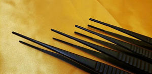 Ensemble de 4 pinces vasculaires atraumatiques DeBakey 6-9,5 pouces, revêtement noir, manuel, certifié CE, instruments chirurgicaux - Product Image 3