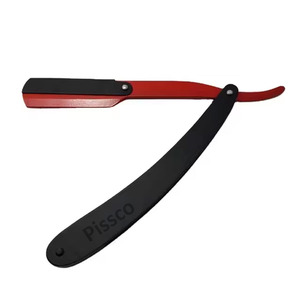 Muestras Gratis, Navaja de Afeitar Personalizada, Navaja de Afeitar Recta para Hombre, Navaja de Afeitar de Borde Recto para Barbería, Cuchillo de Afeitar para Barba - Product Image 1