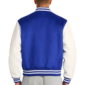 Blouson universitaire Letterman du collège brodé à manches en cuir à la mode personnalisé Blouson de baseball pour hommes - Product Image 3