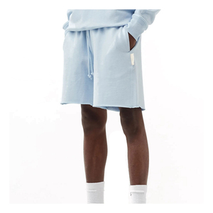 Pantalones cortos de felpa de algodón con ajuste personalizado con bolsillo lateral y pantalones cortos de gimnasio de verano 2 en 1 para maratón al aire libre - Product Image 3