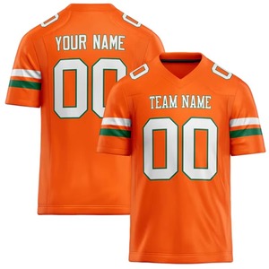 Maillot de football américain personnalisé pour garçons, uniforme en polyester 195GSM, impression numérique, entraînement pour les jeunes, performance sportive - Product Image 2