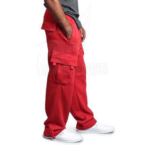 High Street Men's Casual Sweatpants <b>Elastic</b> Mid <b>Waist</b> Lightweight Cotton Straight Pattern <b>Trousers</b> Hip Hop Streetwear 8XL Size - Product Image 3
