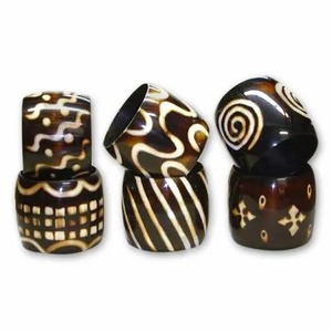 Anillos de Servilleta de Resina Modernos y Lujosos con Logotipo Personalizado de Fábrica Artizon, Duraderos, Ecológicos, Hechos a Mano, para Bodas - Product Image 3