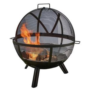 Premium Modern Iron <b>Fire</b> <b>Pit</b> Heavy Gauge Steel Eco-Friendly Outdoor Patio Heating <b>Wood</b> <b>Burning</b> Durable Long Lasting Functional - Product Image 1