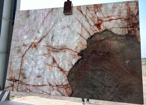 Losas de mármol translúcido rosa de diseño moderno Crystello, superficie pulida, losa grande para aplicación de hotel - Product Image 4