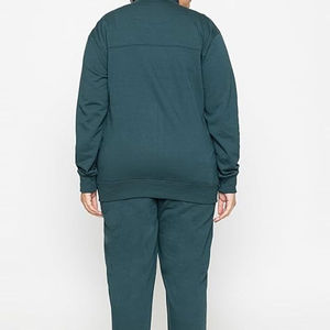 Trajes Deportivos de Maternidad Casuales Ecológicos con Logotipo Personalizado de Alta Calidad para Mujer 2026, Tallas Grandes, Diseño Sólido, Invierno - Product Image 2