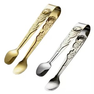 Pinzas de Servir de Metal, Tenedor y Cuchara para Restaurantes y Hoteles, Pinzas para Hornear de Grado Alimenticio, Pinzas para Azúcar y Pastelería, Uso Doméstico - Product Image 2