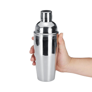 304 Stainless Steel Cocktail Shaker 550ml 750ml with Mini Strainer Silver Copper <b>Bar</b> <b>Tools</b> Hand Shaker for <b>Bar</b> - Product Image 6