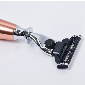 Maquinilla de Afeitar Clásica para Hombre, Modelo Mariposa, Material Personalizado Profesional, con Pelo Ruso y Decoloración - Product Image 4