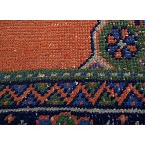 Vintage 9x12 Wool Rugs <b>Red</b> & Orange Geometric Rectangle Puzzle Patterns Hand Knotted for Home Use-Model Pae-2575 Jaipur Rugs US - Product Image 3
