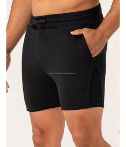 Pantalones cortos deportivos de verano para hombre, informales, de tela de lona con patrón sólido, transpirables, de secado rápido, con cremallera y cintura media - Product Image 1