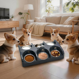Bebederos Grandes de Acero Inoxidable para Perros, Tazones de Alimentación para Mascotas de Acero de Buena Calidad - Product Image 1