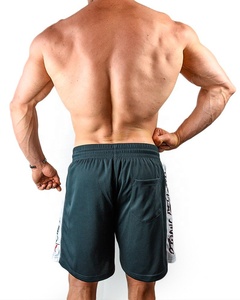 กางเกงขาสั้นผ้าฝ้ายหนาสำหรับผู้ชายพิมพ์ลายออกแบบได้ตามต้องการเอวขนาดกลางมีกระเป๋าเล่นกีฬากลางแจ้งมีลายออกแบบโลโก้ได้ตามต้องการ - Product Image 6