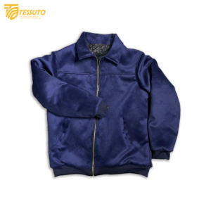 แจ็คเก็ตวาร์ซิตี้ผู้ชาย TESSUTO ออกแบบเอง ผ้าขนสัตว์ 100% คอจีน กันลม หนา สำหรับฤดูหนาว พร้อมบริการ OEM - Product Image 3