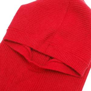 Bonnet tricoté d'hiver de style Y2K pour femmes avec capuche et écharpe coupe-vent 100% accessoires d'hiver à enfiler en polyester - Product Image 5