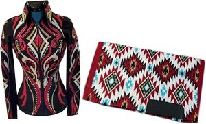 Chaqueta Western Showmanship con almohadilla a juego Chaqueta de espectáculo de equitación - Product Image 2