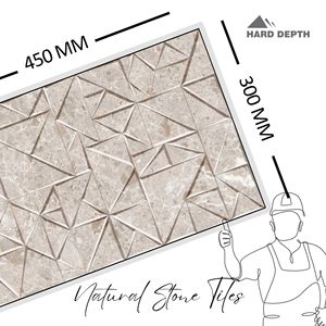 Carreaux de pierre de conception Offre Spéciale 30x45 Cm 300x450mm Carreaux extérieurs Pisos 300x450 pouces élévation de revêtement de mur en céramique de Porcelanato - Product Image 1