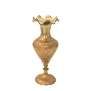 Pot de fleurs décoratif en laiton moulé, vase à fleurs en métal avec un beau design, vaisselle décorative, vases à fleurs durables - Product Image 5