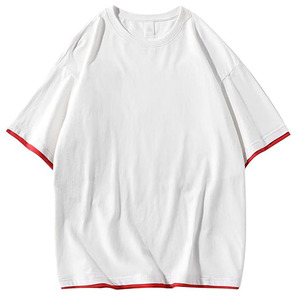 Camiseta Unisex de Gran Tamaño, 100% Algodón, Transpirable, de Secado Rápido, con Hombros Caídos, de Alta Calidad, con Estampado Personalizado, Estilo Urbano - Product Image 4