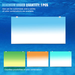 LED Aquariumverlichting Gradiënt Lichtgevende Achtergrondplaat met Acryl Visbakverlichting Kleurrijke LED Kleur - Product Image 4