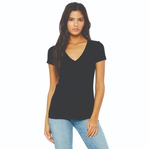 Camisetas de Mujer de Corte Regular, Tallas Grandes, Casuales, Lisas, con Parches, Logotipo Personalizado, Transpirables, Ecológicas y de Secado Rápido, de Poliéster/Algodón - Product Image 1