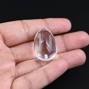 High Quality 10x15mm Natural Pink Quartz Smooth Loose Gemstone Briolette Half Top Drill Drops <b>Silver</b> Jewelry <b>Earrings</b> Making - Product Image 3