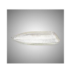 ถาดเสิร์ฟอลูมิเนียมโลหะหรูหราขนาดใหญ่สำหรับโรงแรมและร้านอาหารจานเคลือบทอง - Product Image 5