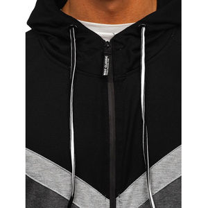 Sudaderas con capucha personalizadas para hombre, Sudadera con capucha transpirable con cremallera, ropa de calle, estilo de moda, sudaderas con capucha de etiqueta privada sostenibles de gran tamaño para hombres - Product Image 4