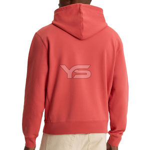Vente en gros de sweats à capuche épais en molleton de coton 100% pour hommes personnalisés pour le logo à impression bouffante vêtements d'hiver vierges de haute qualité teints unis - Product Image 1