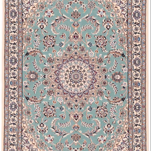 Ensemble de tapis élégant persan Nain 9 La avec des reflets de soie Tapis et ensembles fins - Product Image 1