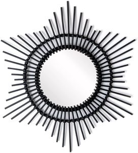 Espejo Decorativo de Ratán Tejido a Mano por Fabricante Vietnamita, Espejo Ecológico para Colgar en la Pared por KingCraftViet - Product Image 1