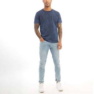 Camisetas de hombre de algodón 100% tejido, lavado ácido, estilo urbano, personalizadas, de gran gramaje, oversize, tallas grandes, lisas, venta al por mayor del fabricante - Product Image 4