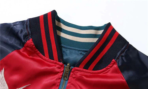 <span class=keywords><strong>Custom</strong></span> Effen Satijnen <span class=keywords><strong>Varsity</strong></span> Jack Baby Boy Kids Vintage College Baseball Jack Voor Meisjes Dames - Product Image 5