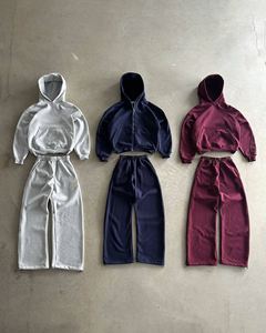 Material cómodo para uso en exteriores, chándales de talla grande con logotipo personalizado para hombres, último estilo, Material duradero, conjunto de chándal para hombres - Product Image 4