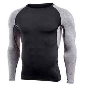 Camiseta de Compresión Más Vendida para Hombre, Camiseta Deportiva Ajustada y Elástica para Entrenamiento, Camiseta Deportiva para Fitness, Camiseta Protectora contra Rozaduras para Hombre - Product Image 3