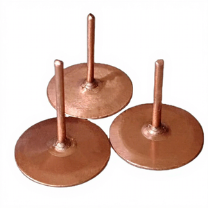 Rivets de fixation de toiture 20mmx0.04mm en cuivre poli anti-moisissure pour panneaux de fibrociment - Product Image 1