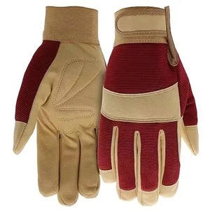Guantes de trabajo de cuero Montaje de jardín Guantes agrícolas Aprobado por La CE Uso diario Trabajo de construcción Logotipo personalizado Entrega rápida - Product Image 1