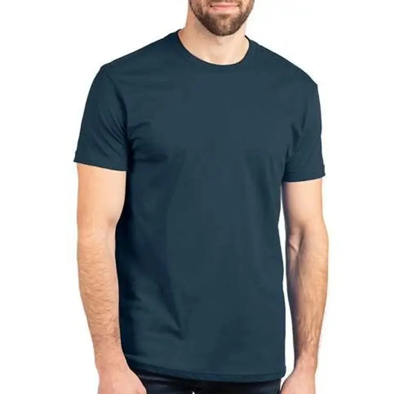 신선한 깨끗한 실 버라이어티 티셔츠 크루넥 티셔츠 남성 부드럽고 딱 맞는 남성 티셔츠-면 폴리 혼방-미리 수축 티셔츠